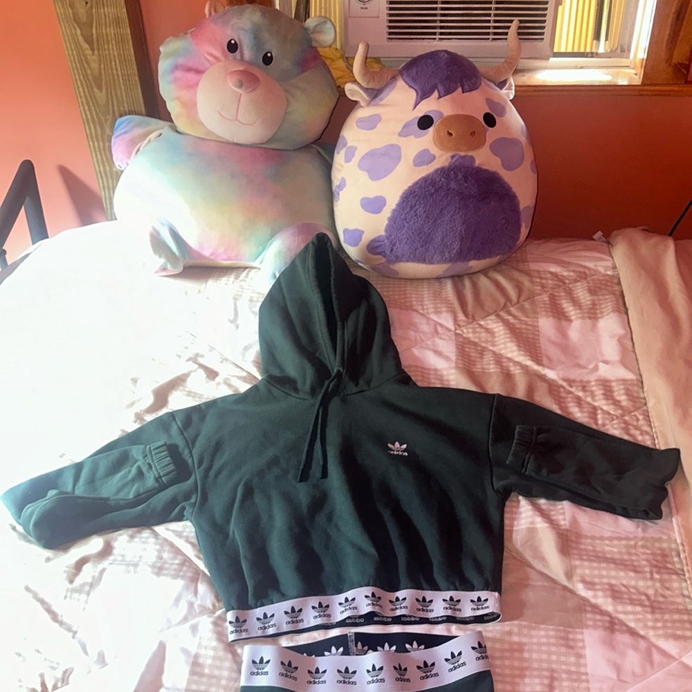 Adidas set. Leggings and hoodie